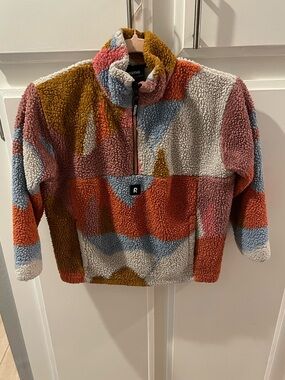 Reima Cozy Multi-color Sherpa Jacket, size 128 (7/8)